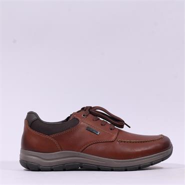 Rieker Men Ari Tex Casual Shoe - Brown Leather